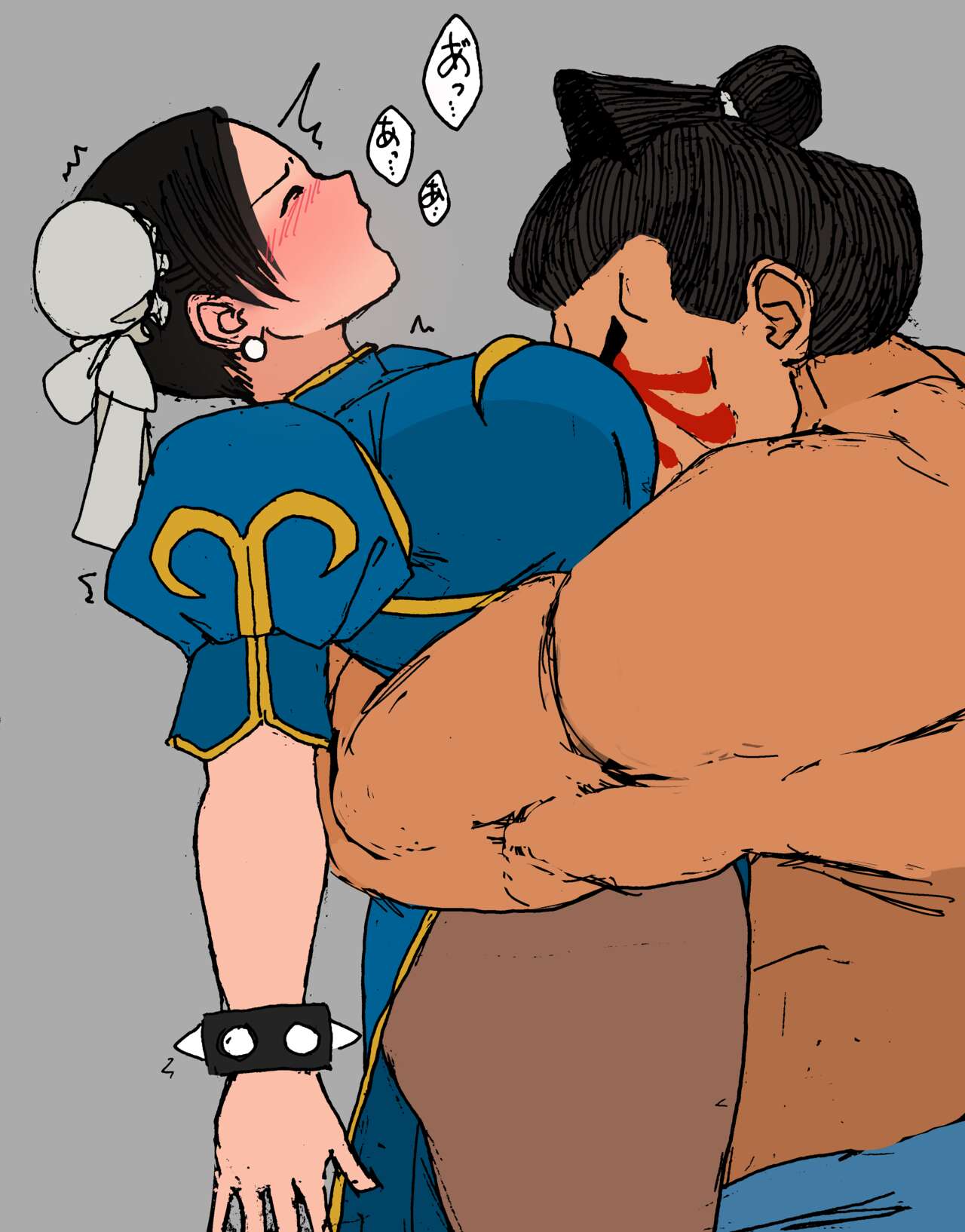 [Sanman-Drill] Chun-Li VS. Edmond Honda (Street Fighter) [Japanese + English] 이미지 번호 1