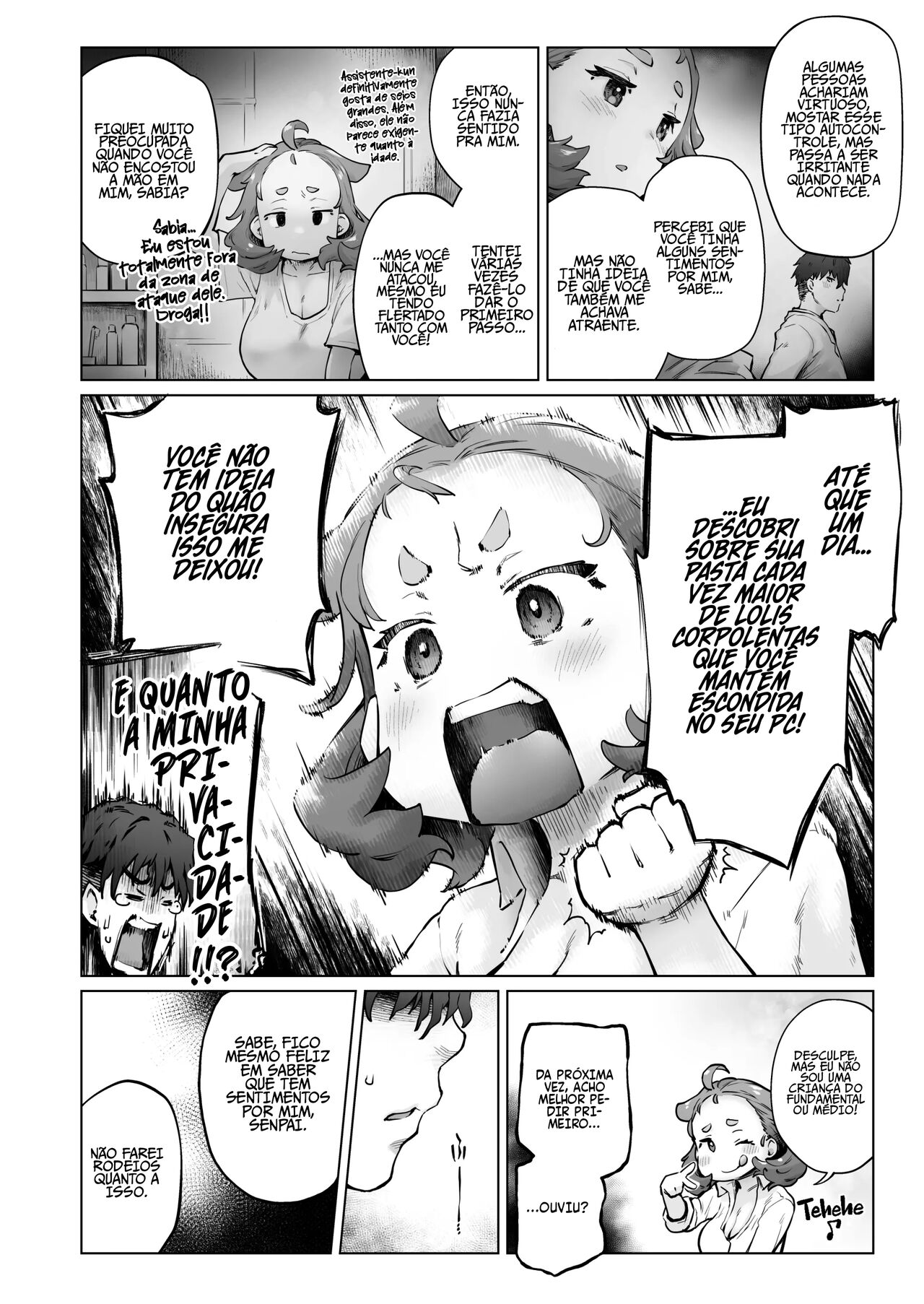 [Sago Jou (Seura Isago)] Chimikko Bakunyuu Hakase no Seiheki | O Fetiche de Uma Certa Baixinha Peituda [Portuguese-BR] image number 14