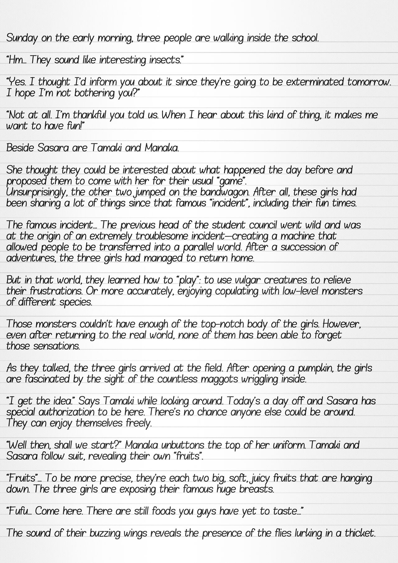 [Tiba-Santi (Misuke)] Misuke's Short Stories 10 - Pumpkin Flies (ToHeart2 Dungeon Travelers) [English] numero di immagine  4