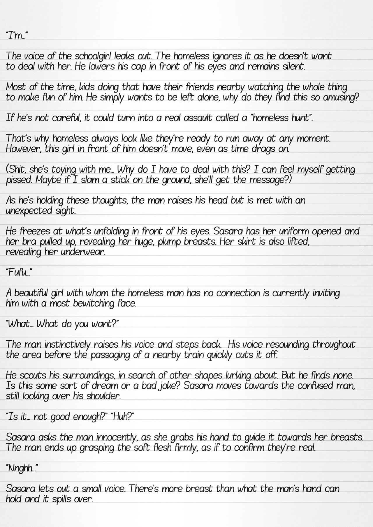 [Tiba-Santi (Misuke)] Misuke's Short Stories 12 - Sasara & The Homeless (ToHeart2 Dungeon Travelers) [English] numero di immagine  5