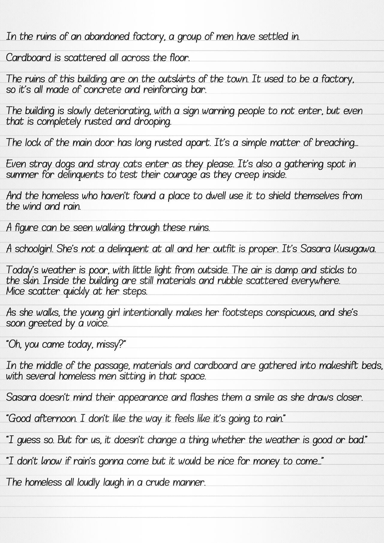 [Tiba-Santi (Misuke)] Misuke's Short Stories 12 - Sasara & The Homeless (ToHeart2 Dungeon Travelers) [English] numero di immagine  14