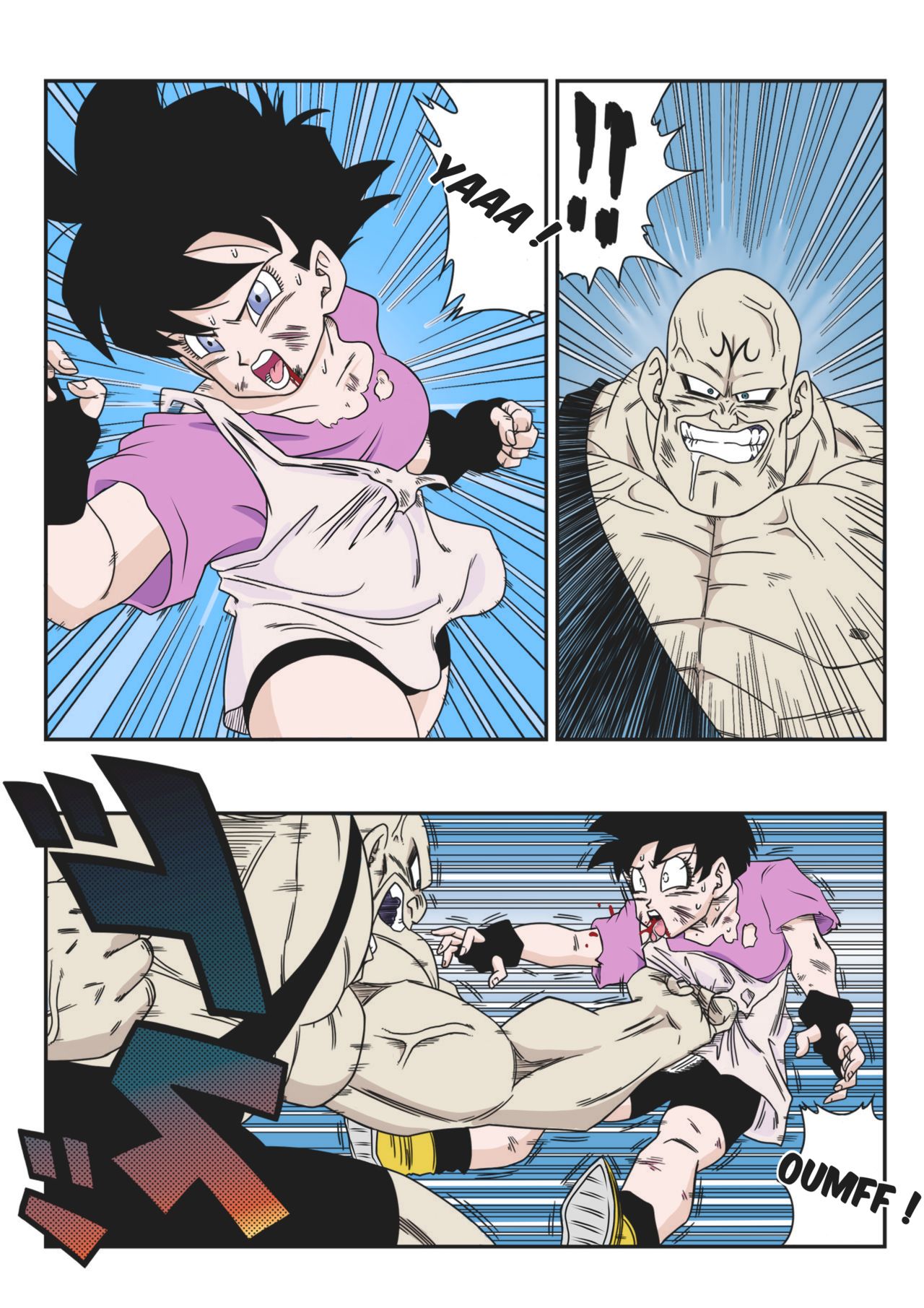 [Yamamoto] Videl vs Spopovich (Dragon Ball Z) [French] [Colorized] imagen número 3