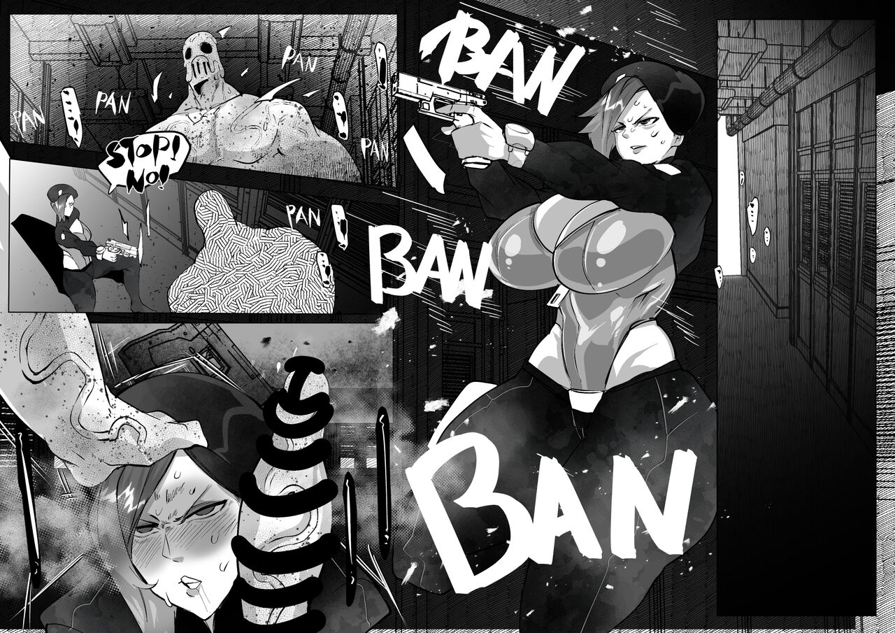 [Mr.way] SFホラーな世界で負けちゃう軍人女性 image number 2