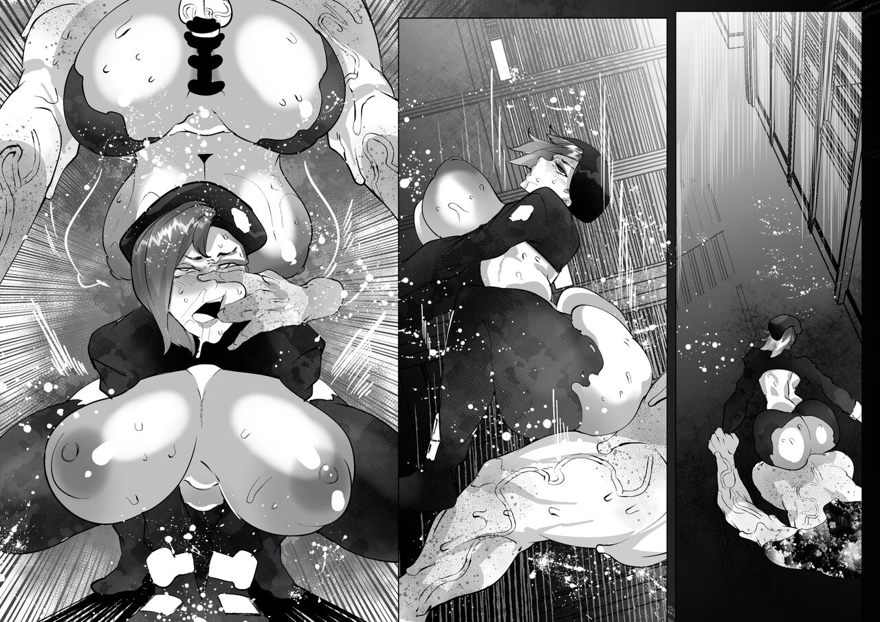 [Mr.way] SFホラーな世界で負けちゃう軍人女性 image number 8