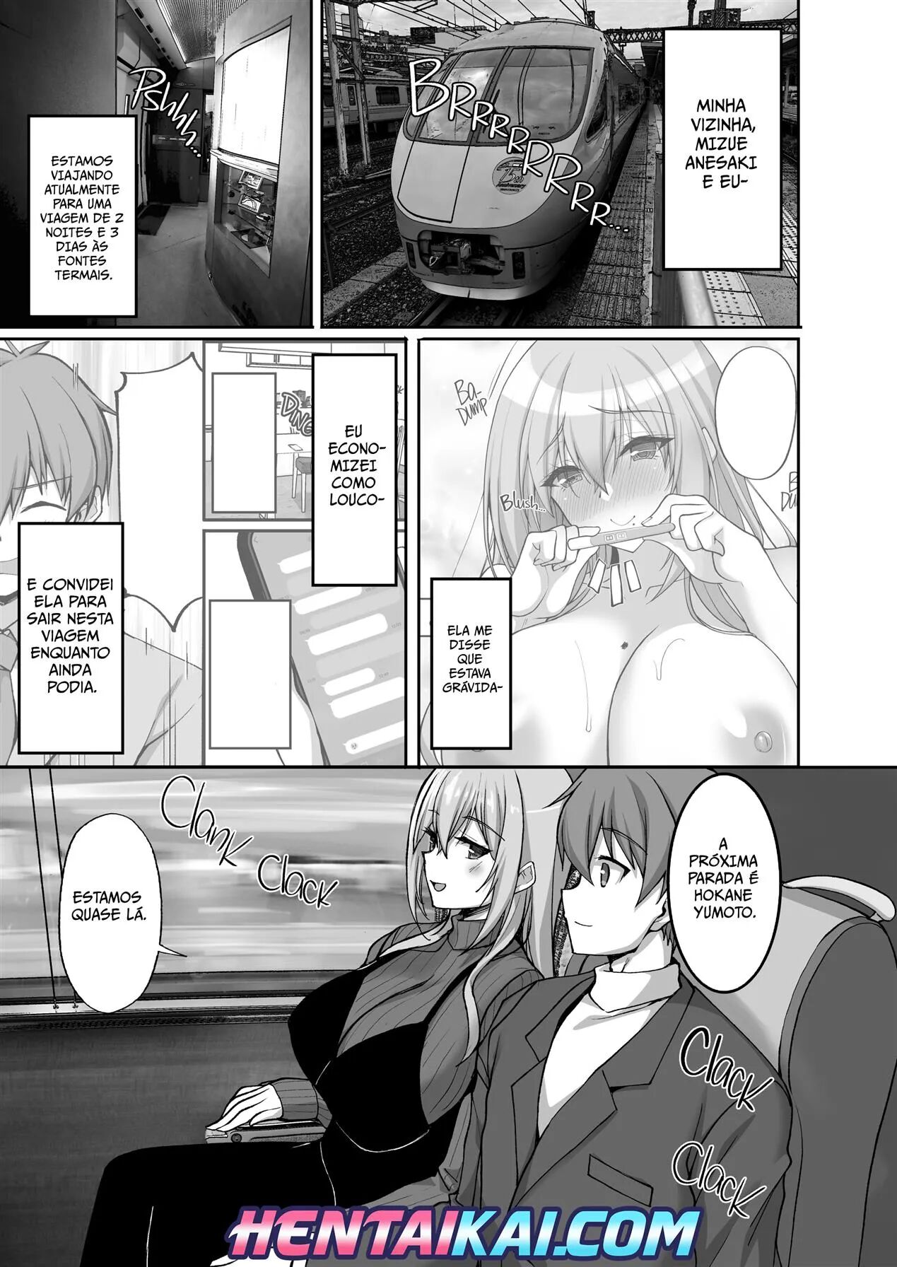 [Labomagi! (Takeda Aranobu)] Ecchi na Onee-san wa, Suki desu ka? 5 ~Tonari no Onee-san to Ichaicha Onsen Ryokou Hen~ | Do You Like Naughty Older Girls? 5 ~Steamy Hot Springs Trip With the Girl next Door~ [Portuguese-BR] Bildnummer 2