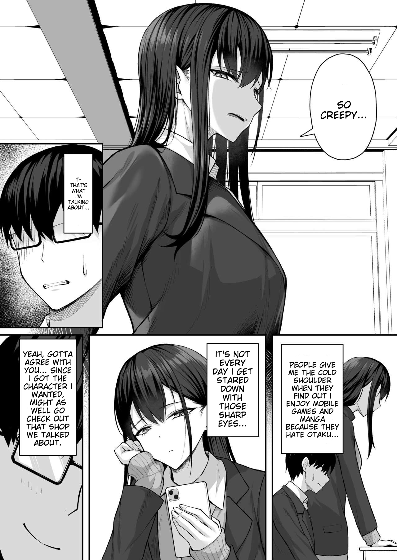 [Potato Usushio] A story about turning a gal from class into an obedient erotic maid [English] [MTL] 이미지 번호 4