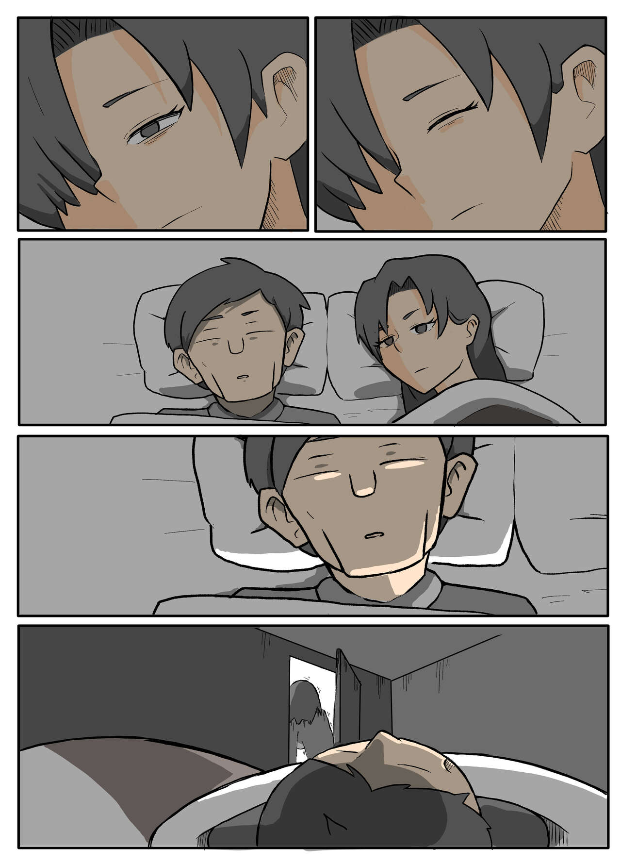 [単僕飼育] 透けブラおばさんの鳴り止まない雨音。【おっと】 图片编号 8