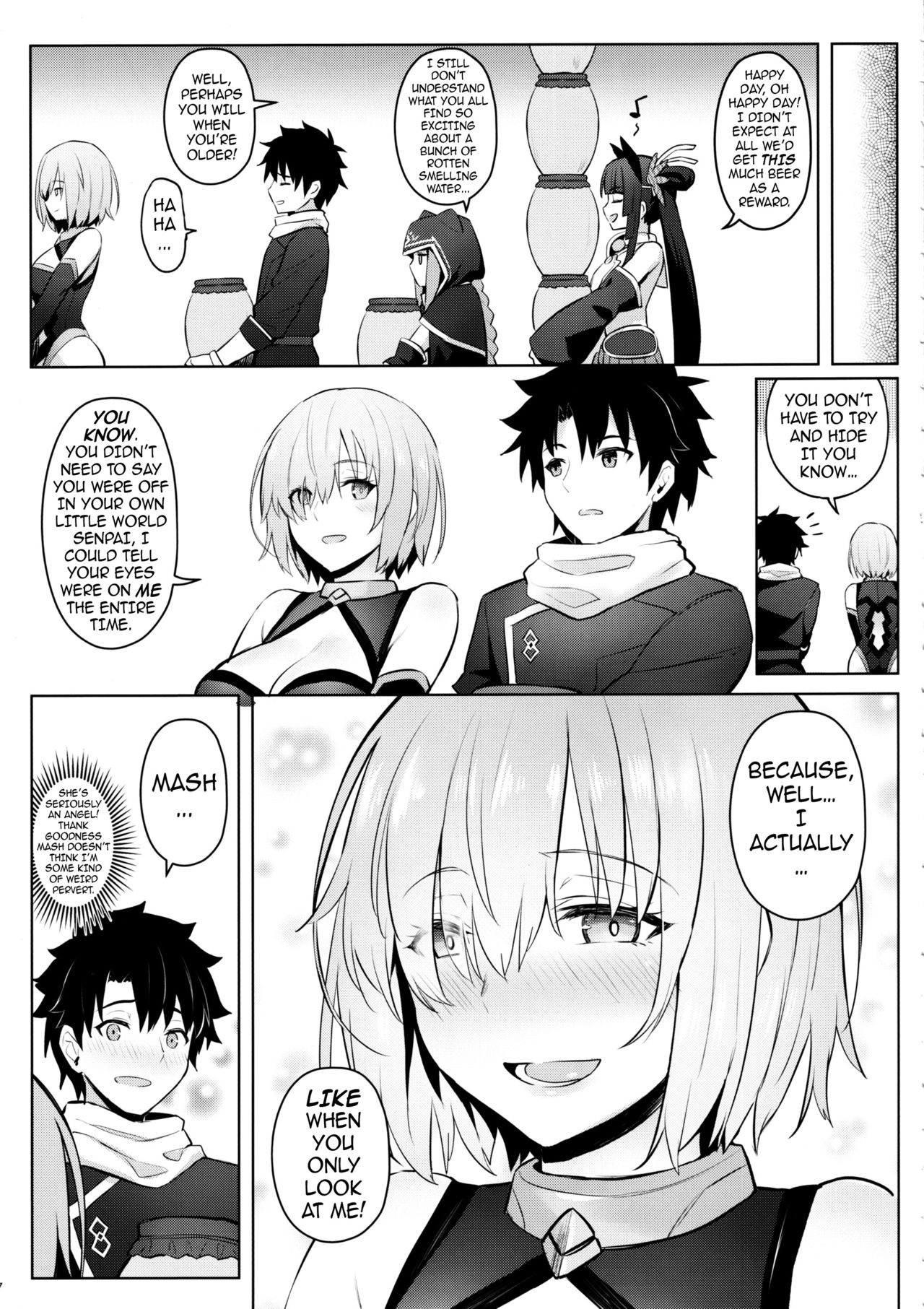 (C97) [COMEX (Zhen Lu)] Mash no Bishiri Inmu | Mash’s Big, Beautiful Butt Wet Dreams (Fate/Grand Order) [English] {darknight} 画像番号 5