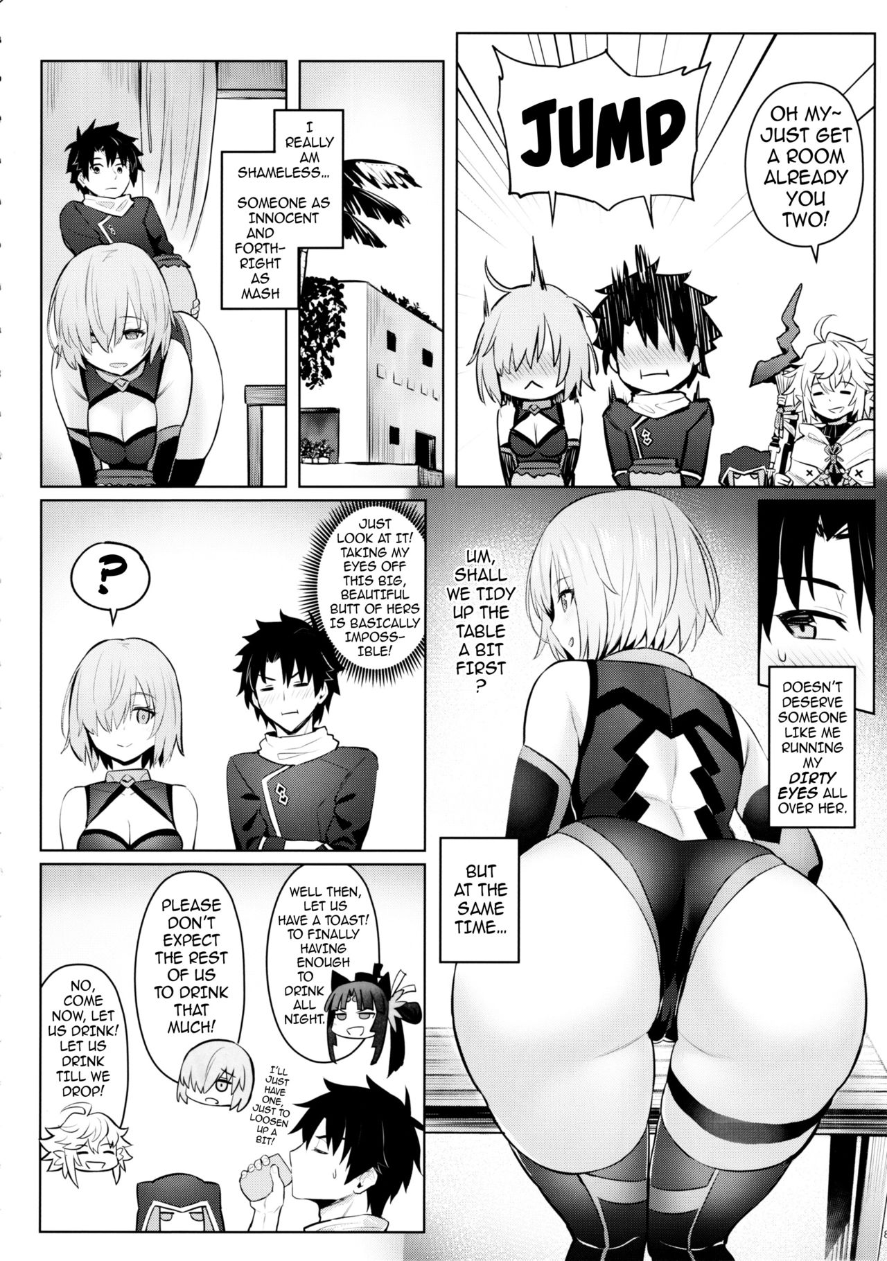 (C97) [COMEX (Zhen Lu)] Mash no Bishiri Inmu | Mash’s Big, Beautiful Butt Wet Dreams (Fate/Grand Order) [English] {darknight} 画像番号 6