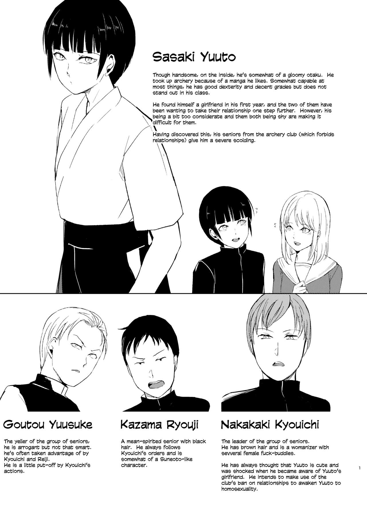 [Yadokugaeru, Shinsei Lollshota (Locon, kozi)] Kyuudou Danshi Complete Soushuuhen (Chapter 1) [English] {Doujins.com} [Digital] numero di immagine  4