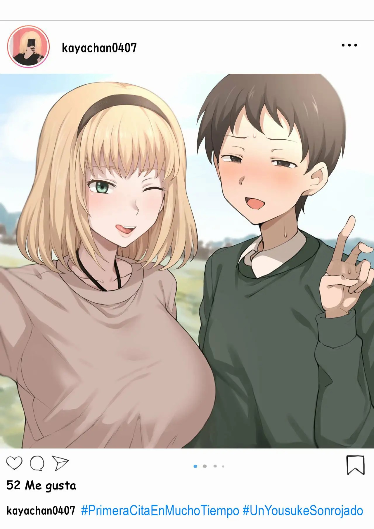 [Terasu MC] Kaaya no SNS Real Aka Ura Aka | Kaya's social media: Normal account & Secret account [Spanish]  [Decensored] 图片编号 2