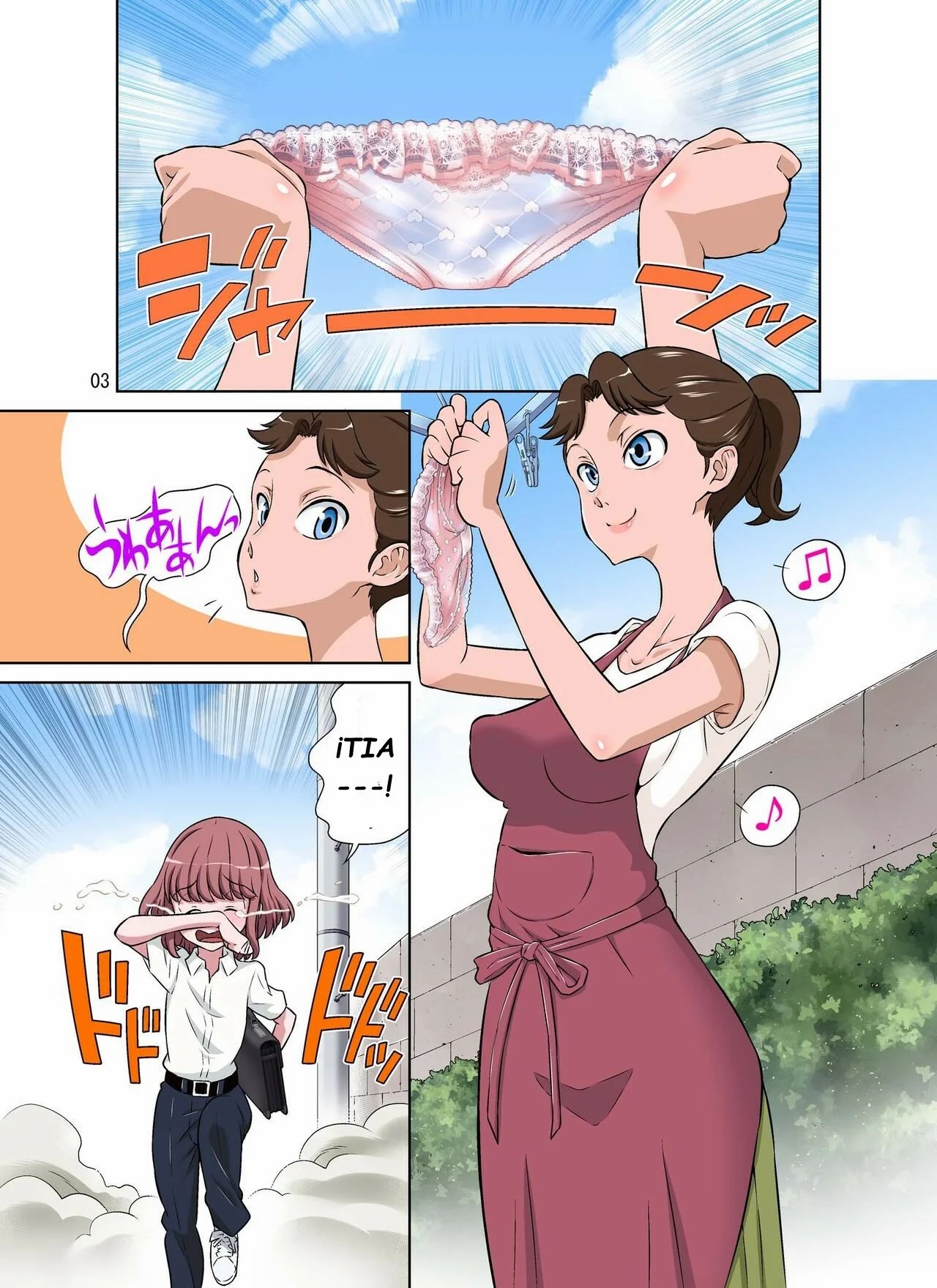 [DOZA Village (Dozamura)] Tonari no Onaho-san - My Neighbor O-Naho [Spanish] imagen número 3