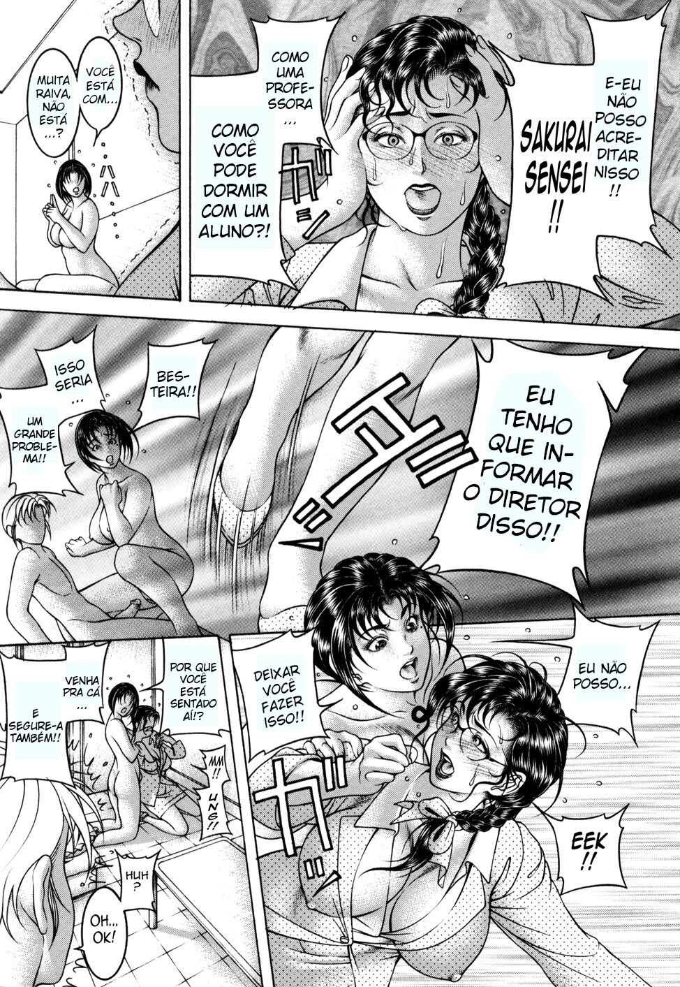 [Moriya Makoto] Mitsu-Tsubo Cap 4 -Eu e a Sensei Virgem [Português] изображение № 13