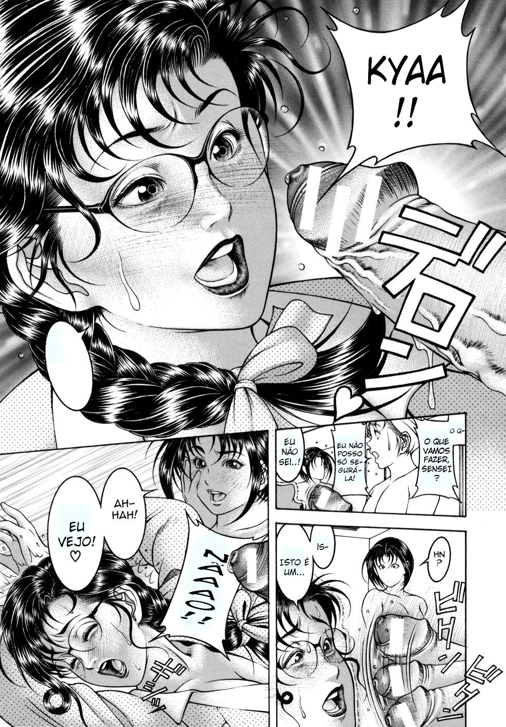 [Moriya Makoto] Mitsu-Tsubo Cap 4 -Eu e a Sensei Virgem [Português] изображение № 15