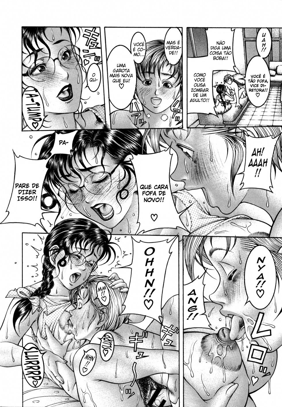 [Moriya Makoto] Mitsu-Tsubo Cap 4 -Eu e a Sensei Virgem [Português] изображение № 24