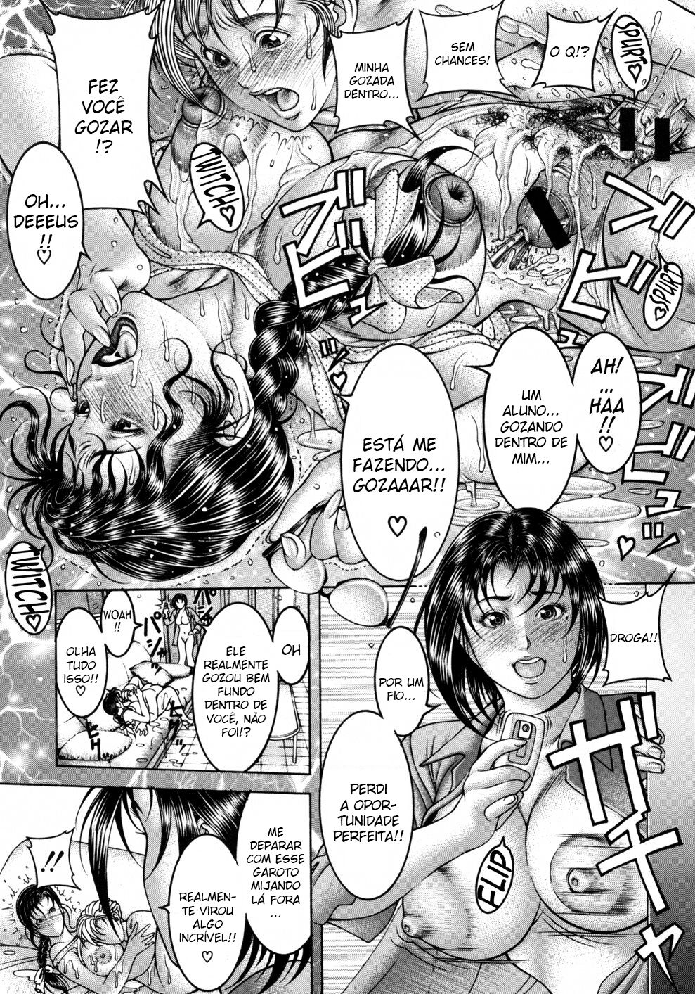 [Moriya Makoto] Mitsu-Tsubo Cap 4 -Eu e a Sensei Virgem [Português] изображение № 31