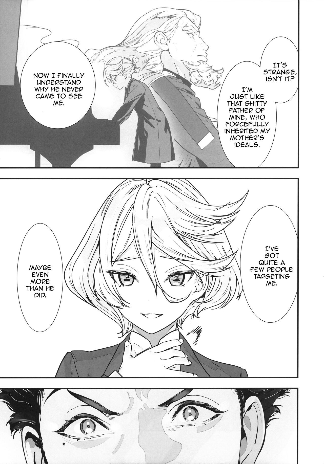 [Renai Mangaka (Naruse Hirofumi)] Shukufuku Sareru Happy End /  Buildup Is Important To Get To That Blessed Happy End, Isn't It? (Gundam TWFM) [English] {Doujins.com} изображение № 6