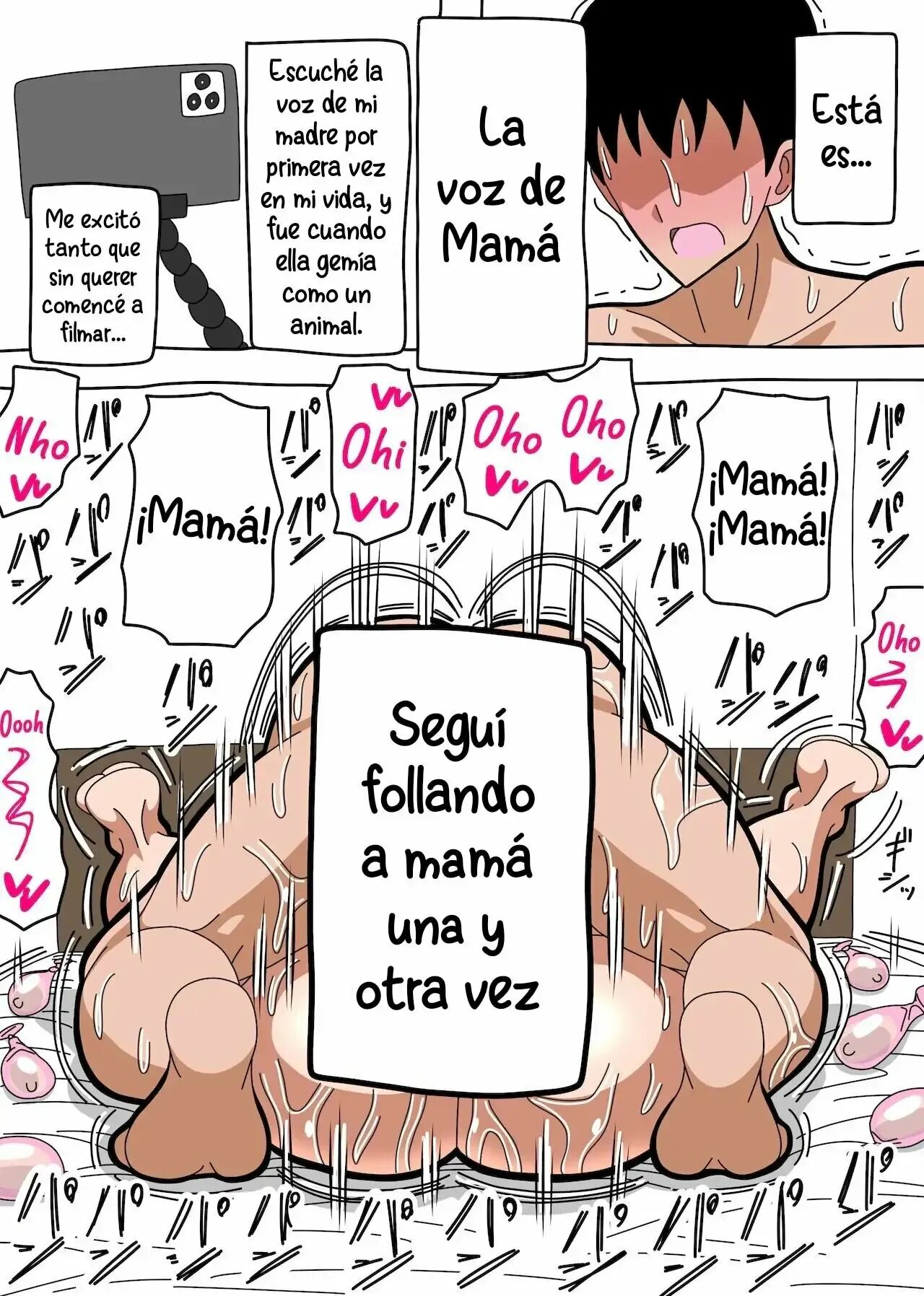 [18master] Kaa-san wa Mukuchi de Muhyoujou de Muteikou [Spanish] [Zero Files] image number 7