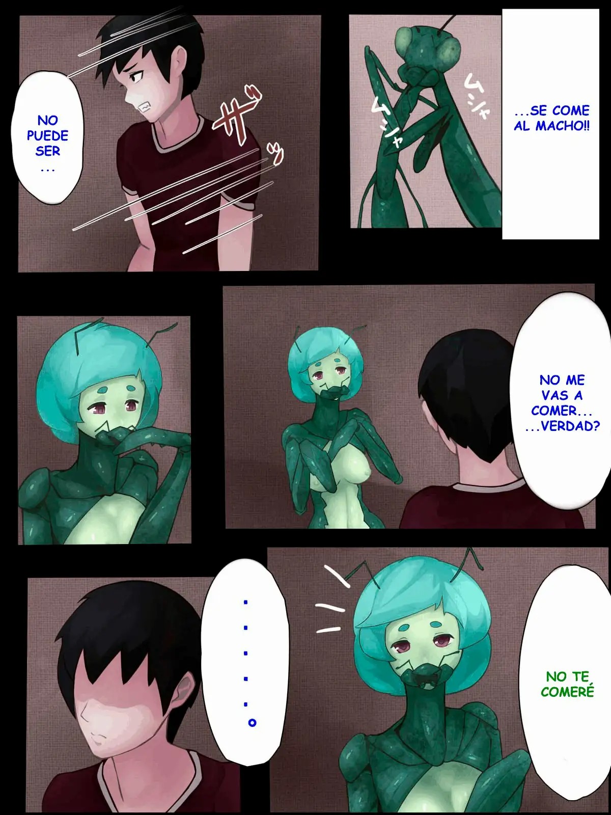 [Bird Joke] Sex with Mantis Girl -Report of Humanizer Virus Infection-  [Spanish] [UnpocodeH] image number 17