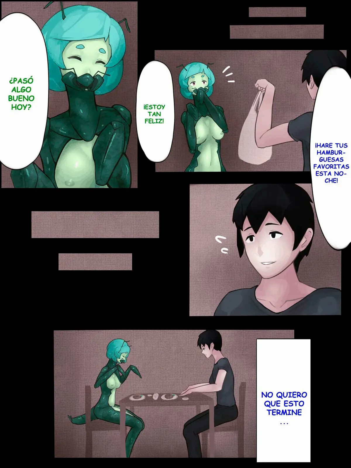 [Bird Joke] Sex with Mantis Girl -Report of Humanizer Virus Infection-  [Spanish] [UnpocodeH] image number 26