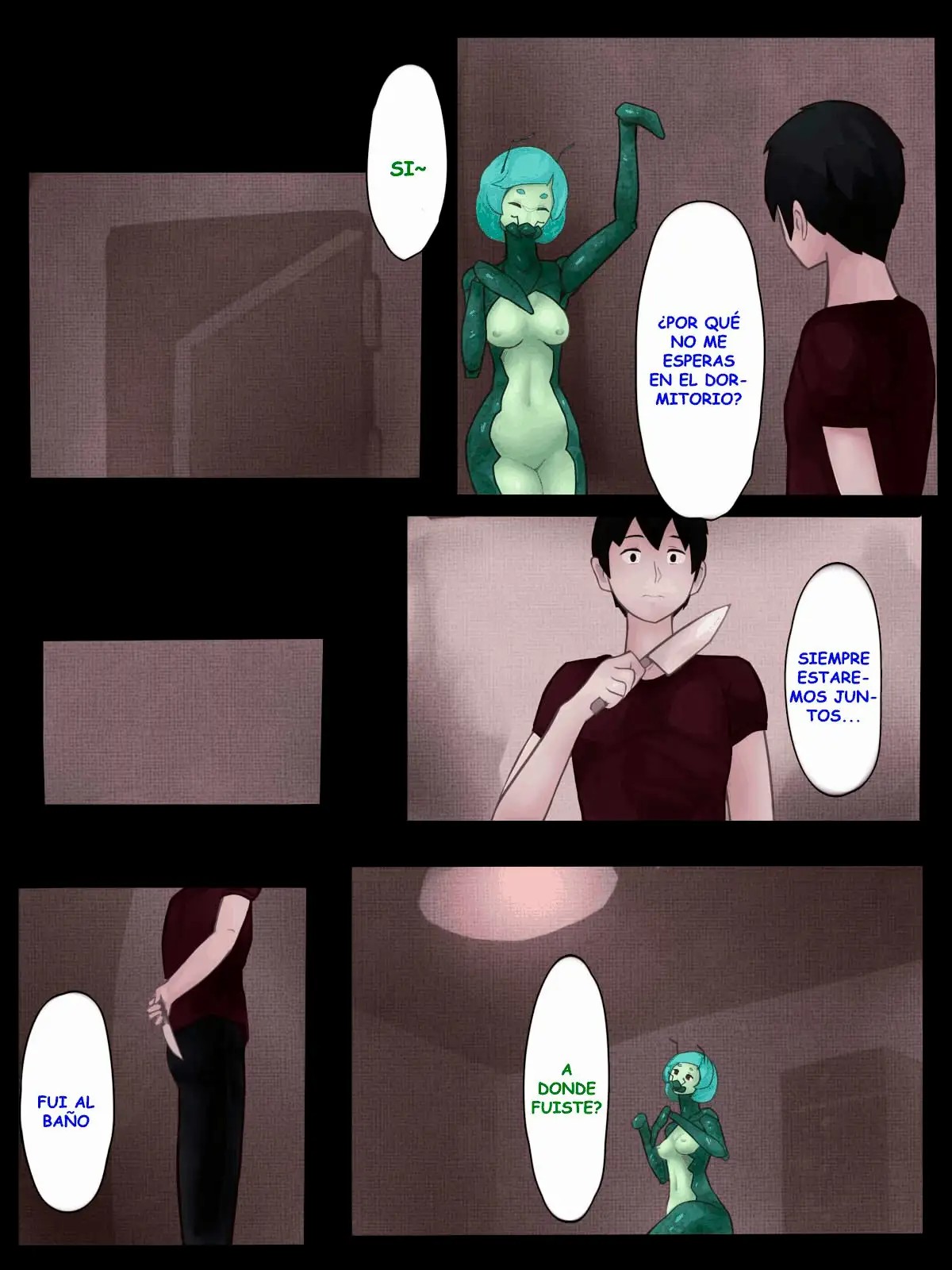 [Bird Joke] Sex with Mantis Girl -Report of Humanizer Virus Infection-  [Spanish] [UnpocodeH] image number 27