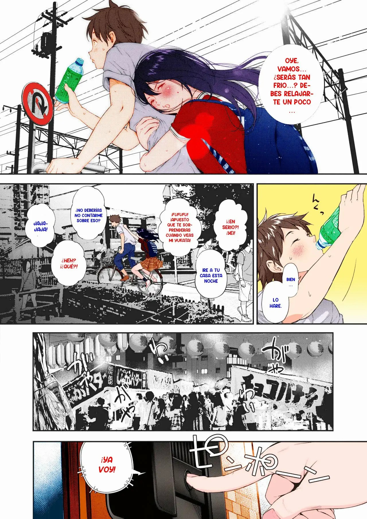 [Jorori] Natsu to Jun (COMIC HOTMILK 2019-01) [Spanish] [Colorized] [Digital] 画像番号 2