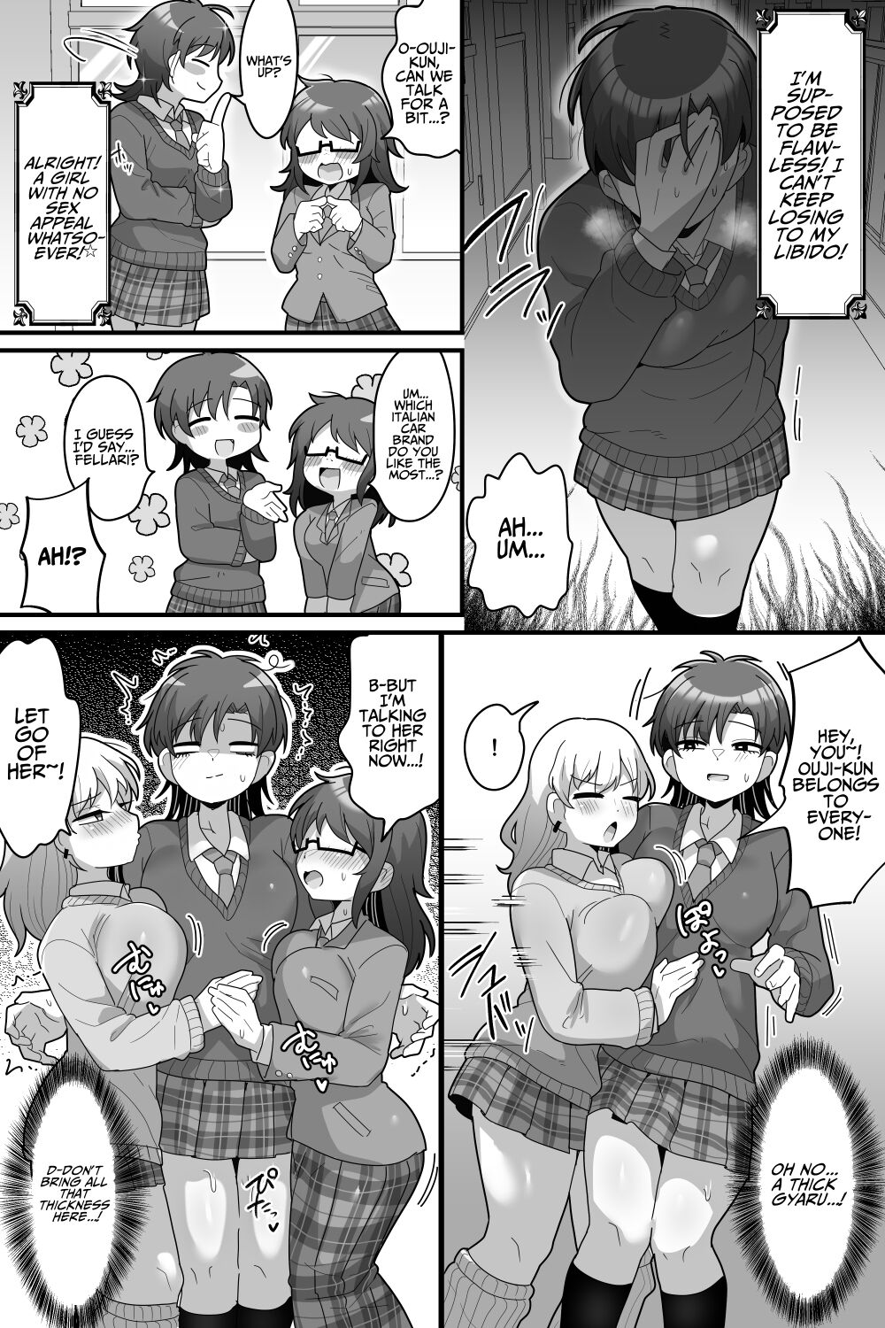 [Dakkoku Kidoutai S.A.C (Dakkoku Jiro)] Gakuen no Ouji-sama VS Futanari Chinpo | The School Prince VS Her Futanari Cock [English] [T's Translations] image number 13