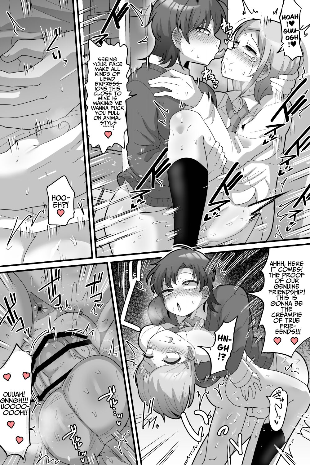 [Dakkoku Kidoutai S.A.C (Dakkoku Jiro)] Gakuen no Ouji-sama VS Futanari Chinpo | The School Prince VS Her Futanari Cock [English] [T's Translations] image number 38