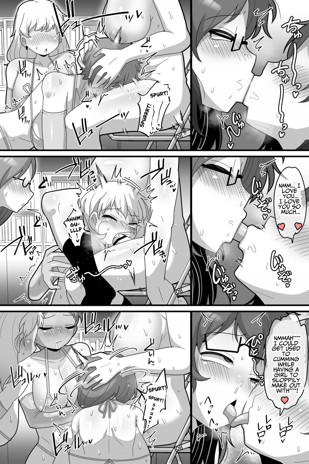 [Dakkoku Kidoutai S.A.C (Dakkoku Jiro)] Gakuen no Ouji-sama VS Futanari Chinpo | The School Prince VS Her Futanari Cock [English] [T's Translations] image number 43