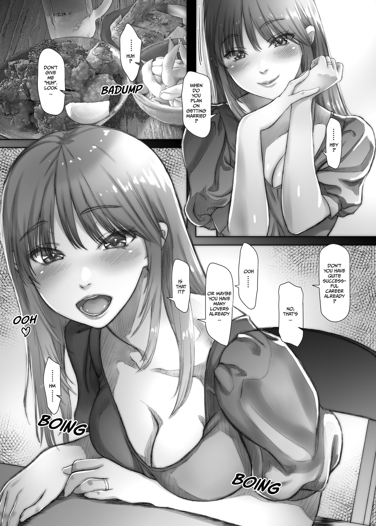 [Sonna no ato no Matsuri janai desuka (Morino.)] 3-nenme no Uwaki Onna Otto no Shinyuu no Kodane o Shiboru | Unfaithful Wife of Three Years - Draining My Husband's Best Friend's Sperm [English] [rubber_user] Bildnummer 11