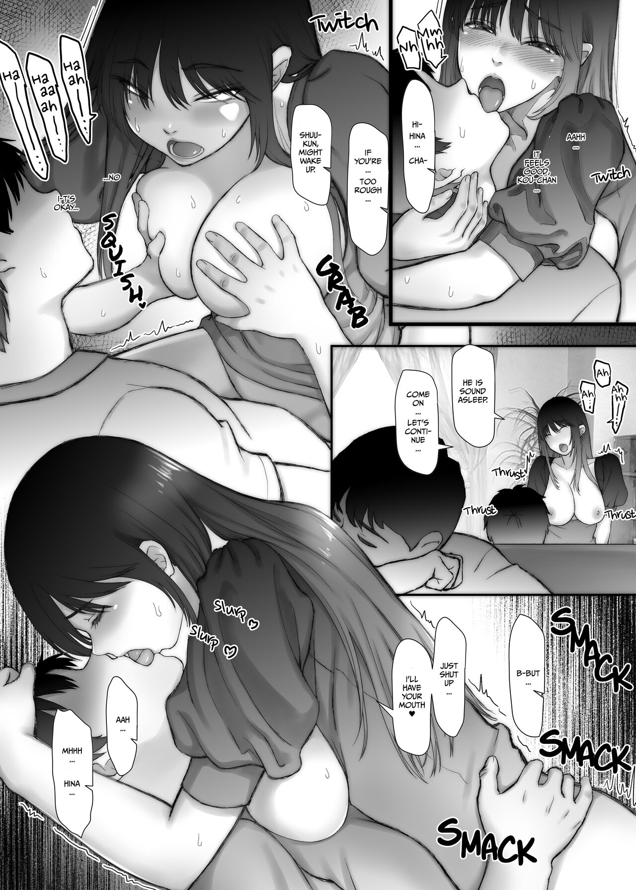 [Sonna no ato no Matsuri janai desuka (Morino.)] 3-nenme no Uwaki Onna Otto no Shinyuu no Kodane o Shiboru | Unfaithful Wife of Three Years - Draining My Husband's Best Friend's Sperm [English] [rubber_user] Bildnummer 20