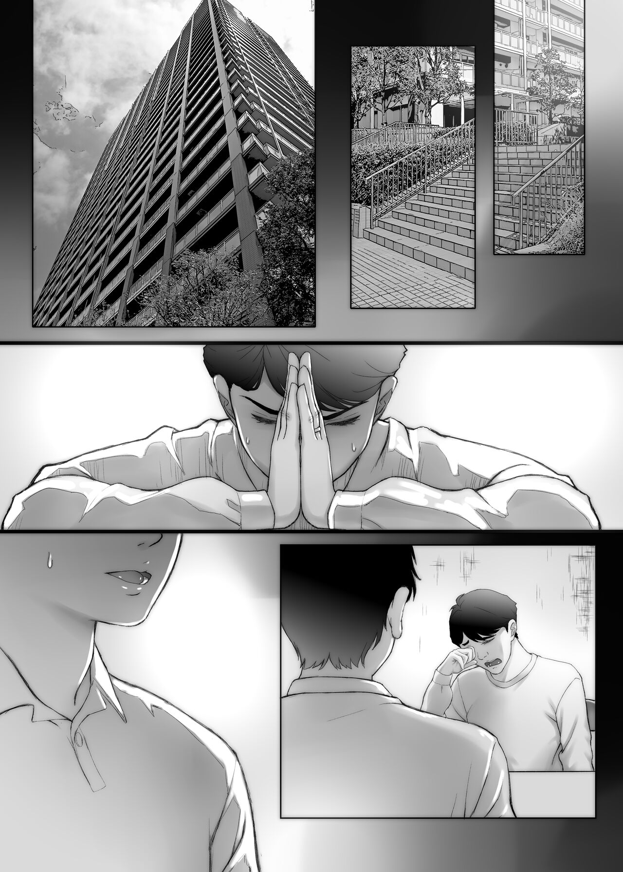 [Sonna no ato no Matsuri janai desuka (Morino.)] 3-nenme no Uwaki Onna Otto no Shinyuu no Kodane o Shiboru | Unfaithful Wife of Three Years - Draining My Husband's Best Friend's Sperm [English] [rubber_user] Bildnummer 38