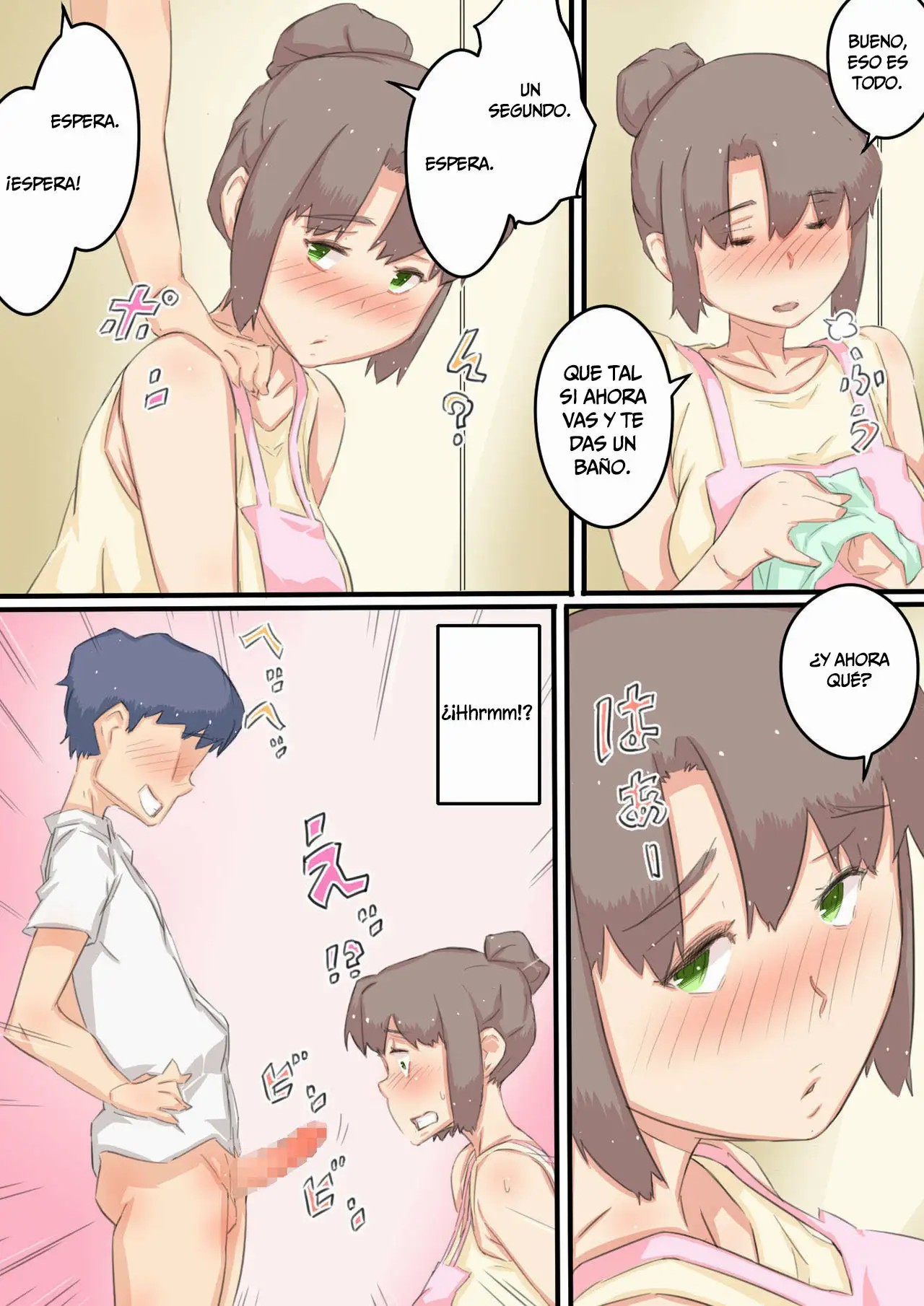 [Hirekatsu] Watashi ga Musuko no ○○ o Haramu made no... Wagaya no Jijou. | My Home Life That Led to Me Carrying My Son’s Child  [Spanish] image number 9