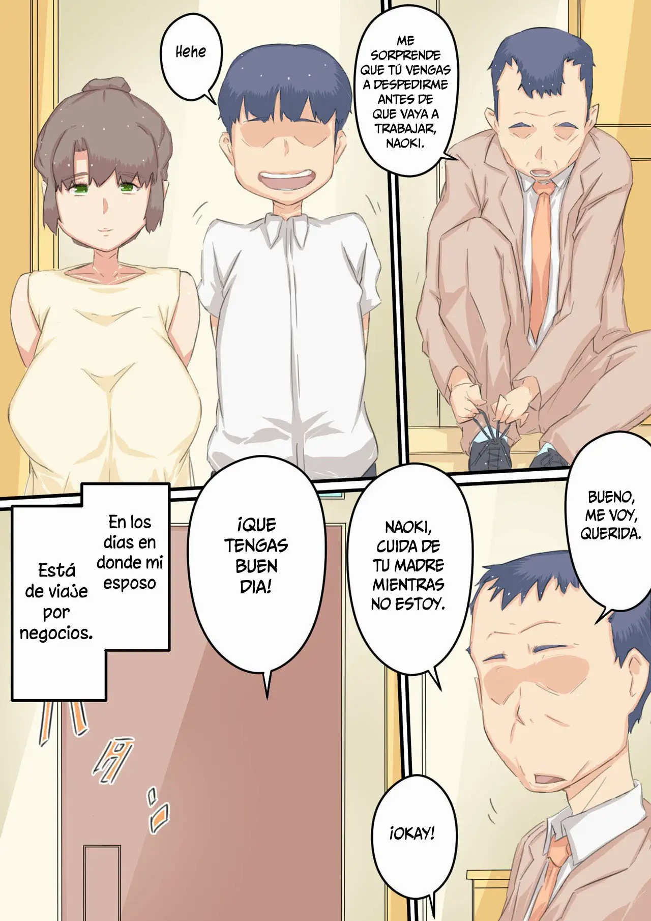 [Hirekatsu] Watashi ga Musuko no ○○ o Haramu made no... Wagaya no Jijou. | My Home Life That Led to Me Carrying My Son’s Child  [Spanish] image number 32
