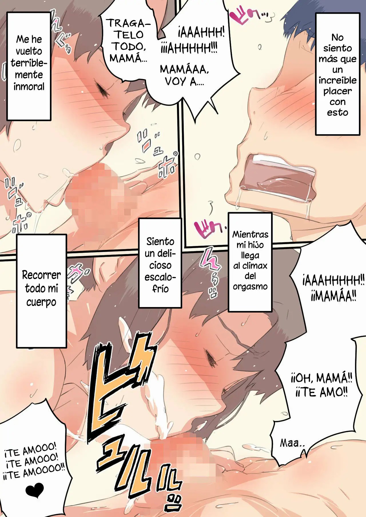 [Hirekatsu] Watashi ga Musuko no ○○ o Haramu made no... Wagaya no Jijou. | My Home Life That Led to Me Carrying My Son’s Child  [Spanish] image number 40