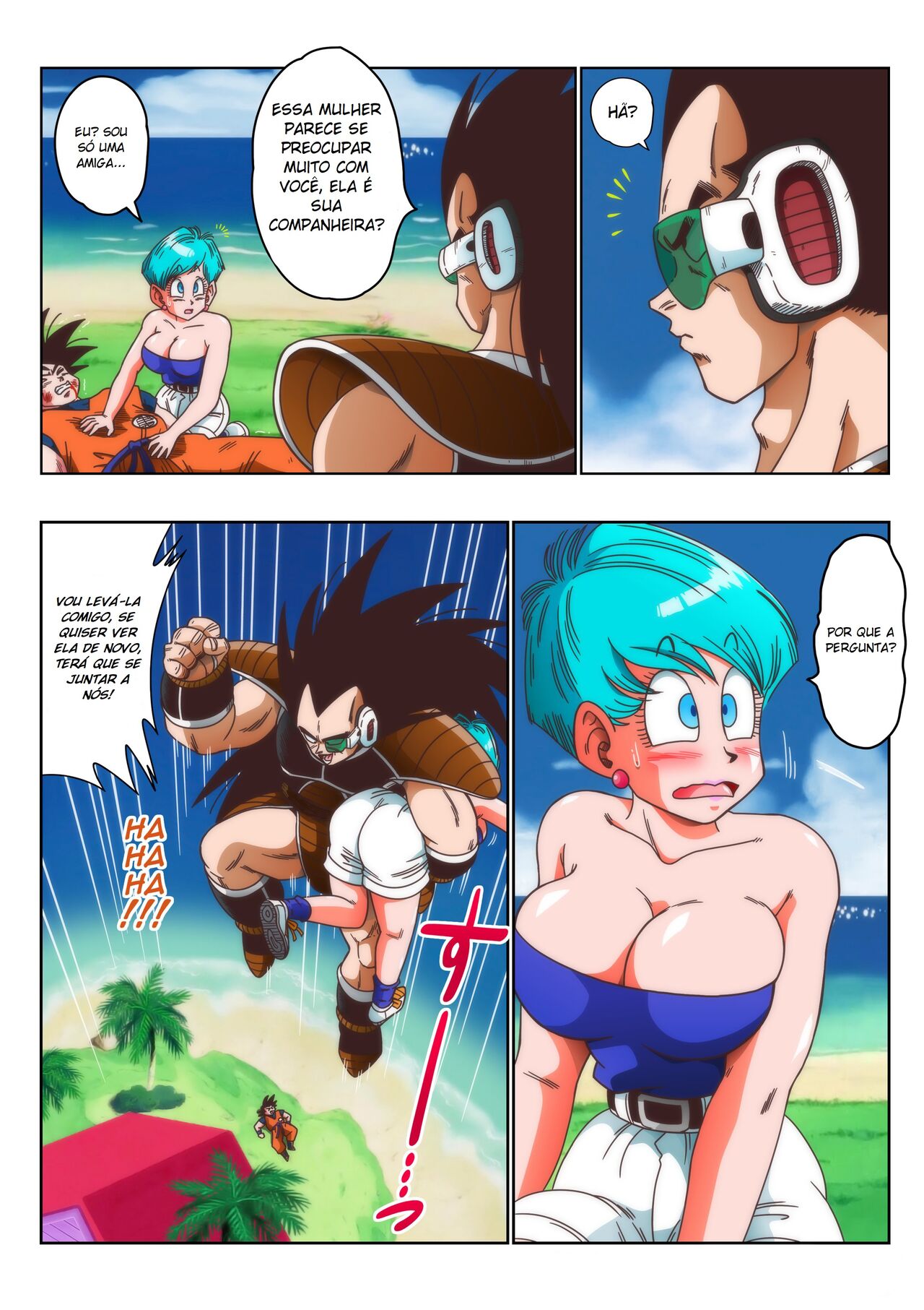 [Yamamoto] Warui Aniki - Bulma ga Yuukai Sarete! | O Irmão do Mal (Dragon Ball Z) [Portuguese-BR] 6eme image