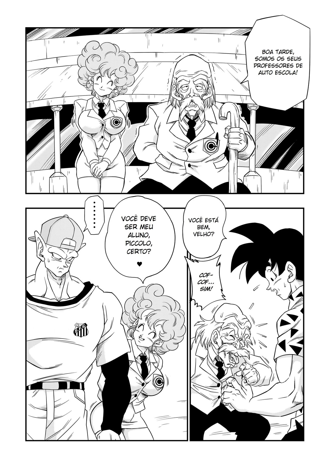 [Yamamoto Doujin (Yamamoto)] Dagon Ball - Estrada em Chamas (Dragon Ball Z) [Portuguese-BR] [Decensored] numero di immagine  3