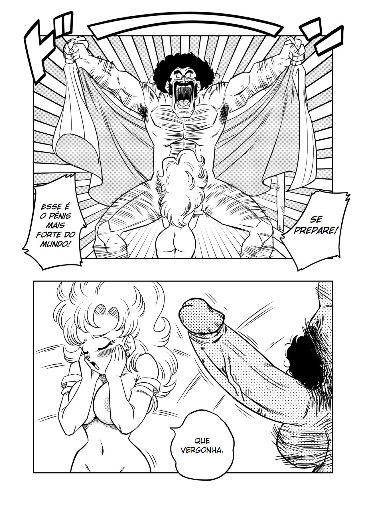 [Yamamoto Doujin (Yamamoto)] DagonBall - O Treinamento Secreto do Mr. Satan (Dragon Ball Z) [Portuguese-BR] [Decensored] imagen número 7