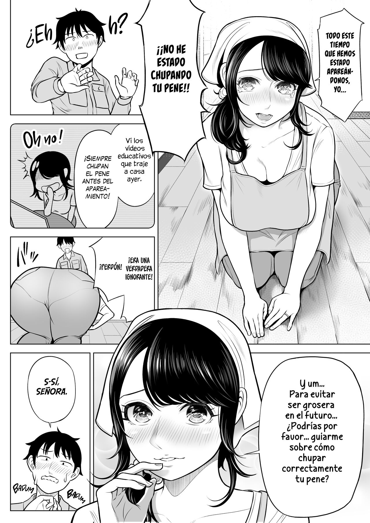 [Date Roku] Ore ga Dairi Tanetsuke Suru Koto ni Natta Hitozuma Tachibana Shizuka-san wa Nannimo Shiranai! | Shizuka Tachibana El ama de casa que recibe mis donaciones de esperma. ¡¡No sabe una maldita cosa!! [Spanish] [NeoDark Fansub] numero di immagine  42