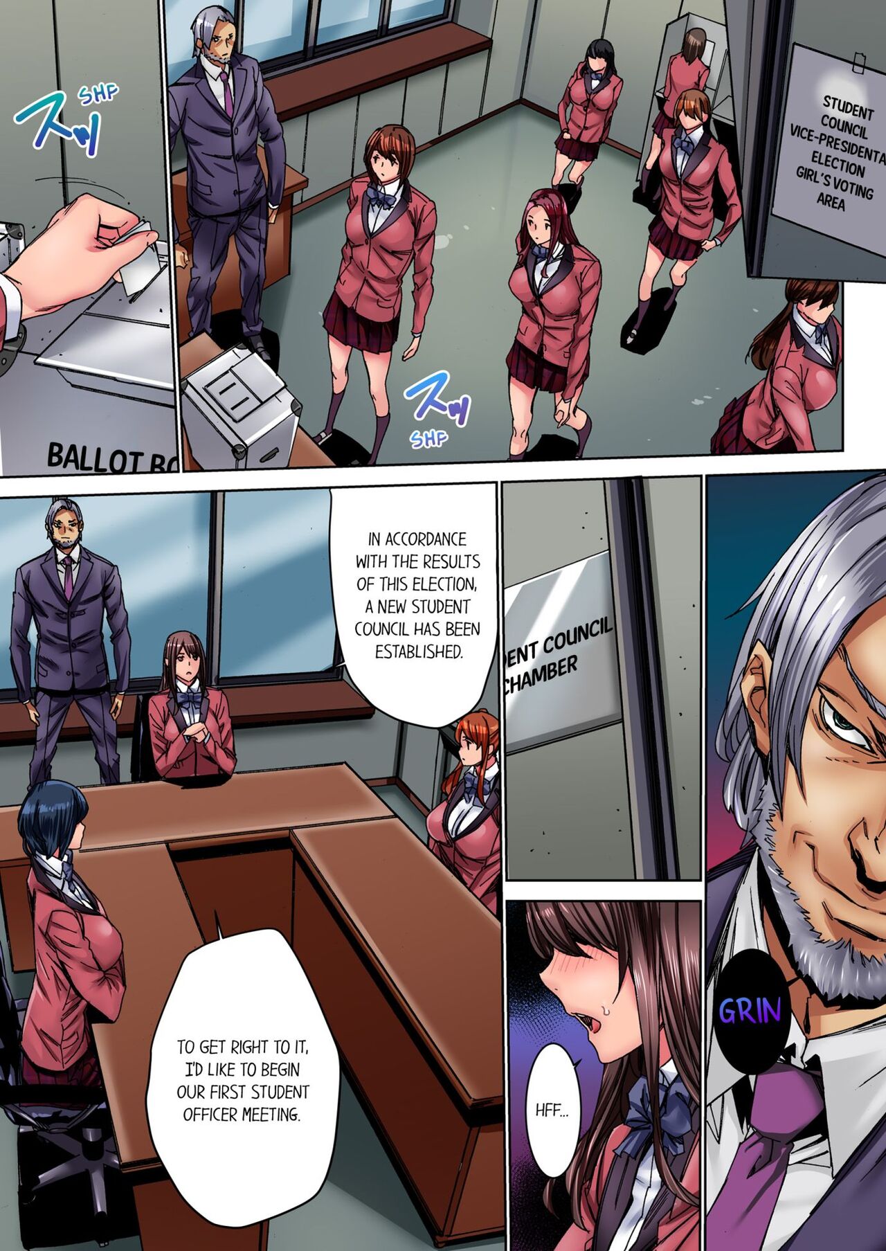 [OUMA] IKUu!! Zenkou Seito no Mae de Koukai Zecchou-saserareta JK no Matsuro 1 | Cumming in Front of the Entire Student Body 1 [English] image number 6