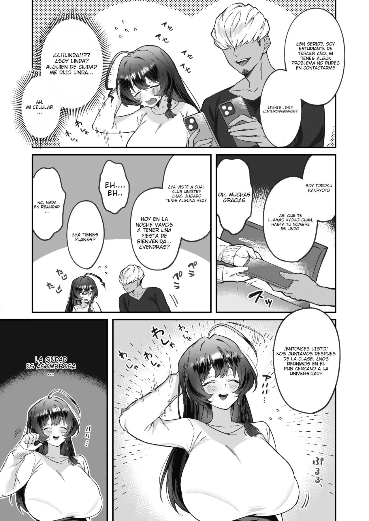 [Doushoku (P Tarou)] Inaka kara Joukyou shitara Kareshi ga Dekimashita! | Conseguí un Novio Cuando me Mudé del Campo a la Ciudad [Spanish] [Absolute H Fansub] Bildnummer 6