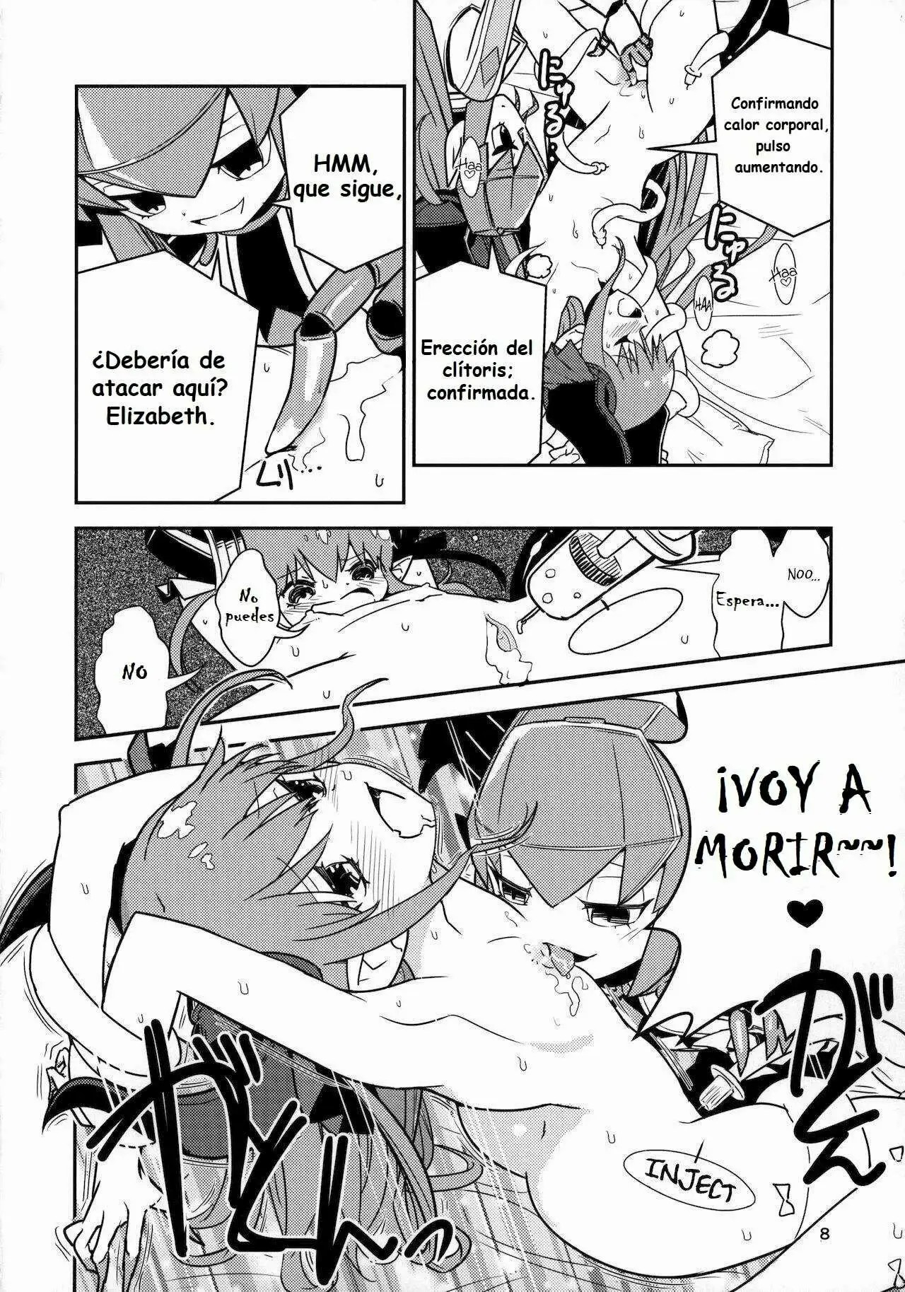 (C96) [Macaroni Size (Tandori Kagura)] Eliza VS Futanari Mecha-Eliza (Fate/Grand Order)  [Spanish] numero di immagine  7