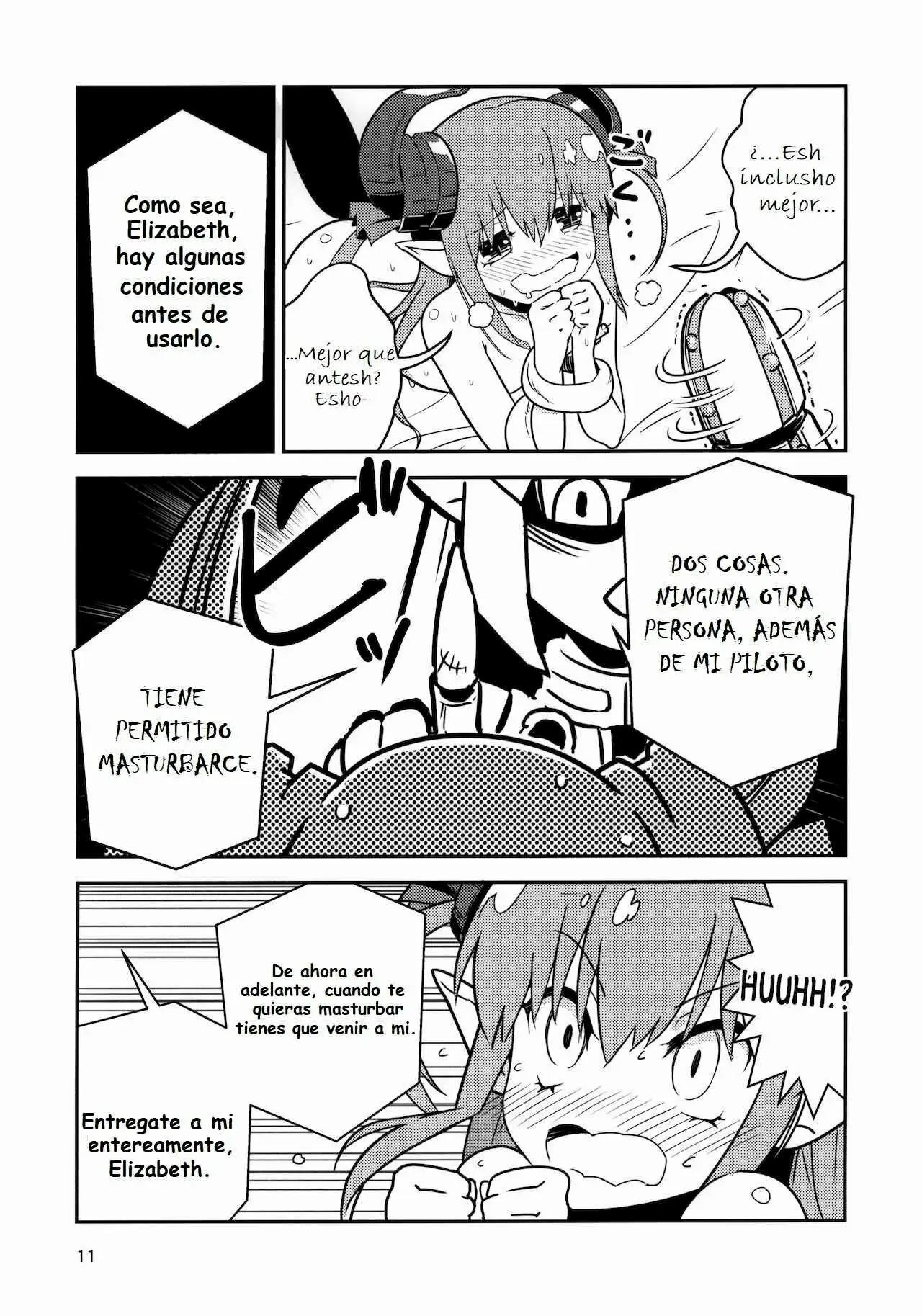 (C96) [Macaroni Size (Tandori Kagura)] Eliza VS Futanari Mecha-Eliza (Fate/Grand Order)  [Spanish] numero di immagine  10