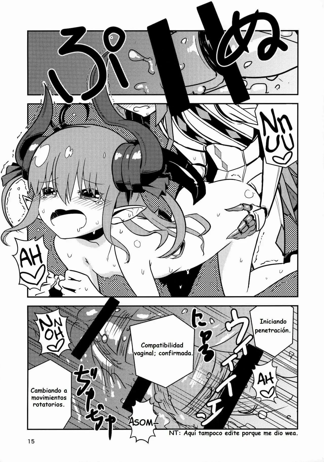 (C96) [Macaroni Size (Tandori Kagura)] Eliza VS Futanari Mecha-Eliza (Fate/Grand Order)  [Spanish] numero di immagine  14