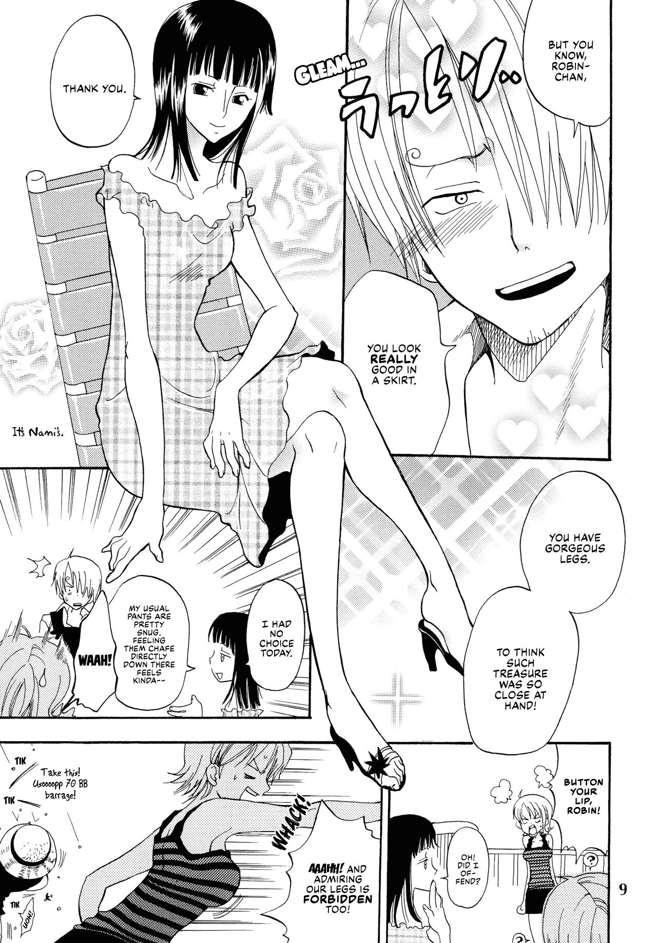 [Kurione-sha (YU-RI)] Zoro-Nami ★ Sairoku (One Piece) [Digital] [English] 이미지 번호 9