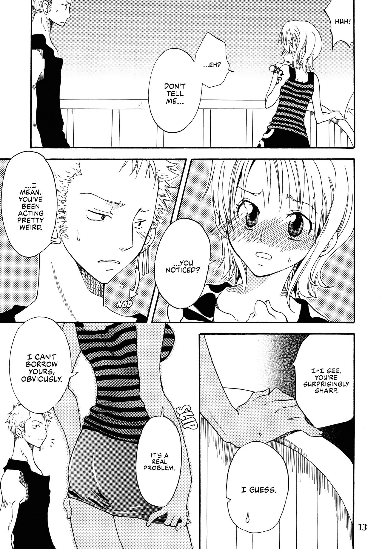 [Kurione-sha (YU-RI)] Zoro-Nami ★ Sairoku (One Piece) [Digital] [English] 이미지 번호 13