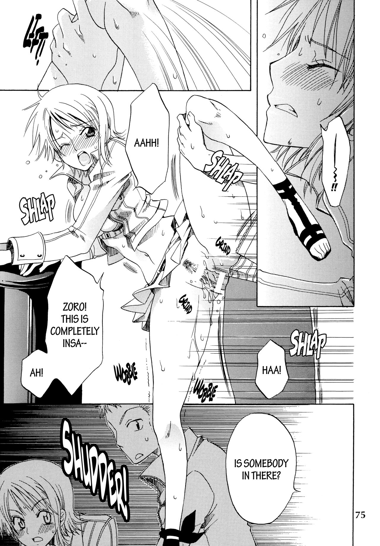 [Kurione-sha (YU-RI)] Zoro-Nami ★ Sairoku (One Piece) [Digital] [English] 이미지 번호 75