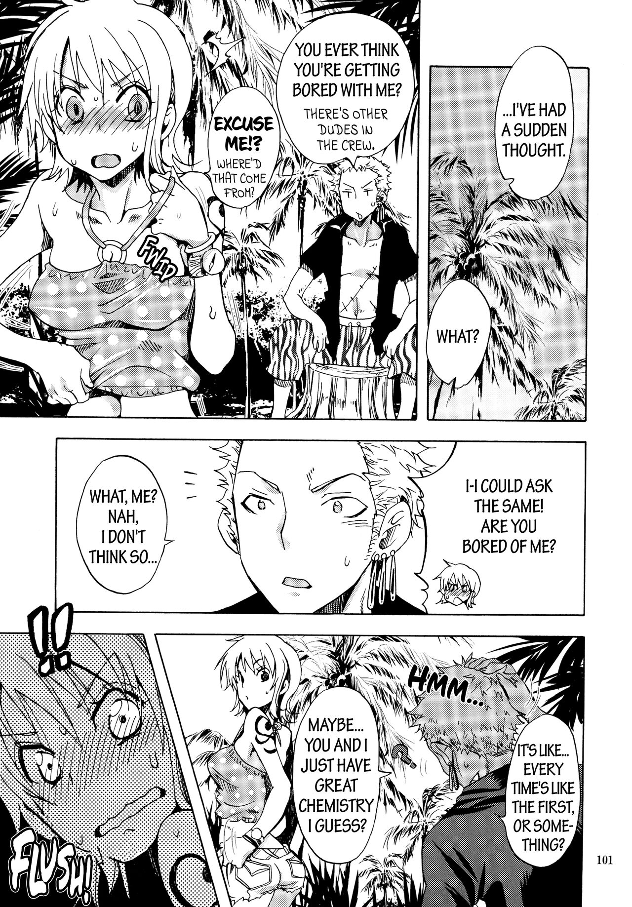 [Kurione-sha (YU-RI)] Zoro-Nami ★ Sairoku (One Piece) [Digital] [English] 이미지 번호 101