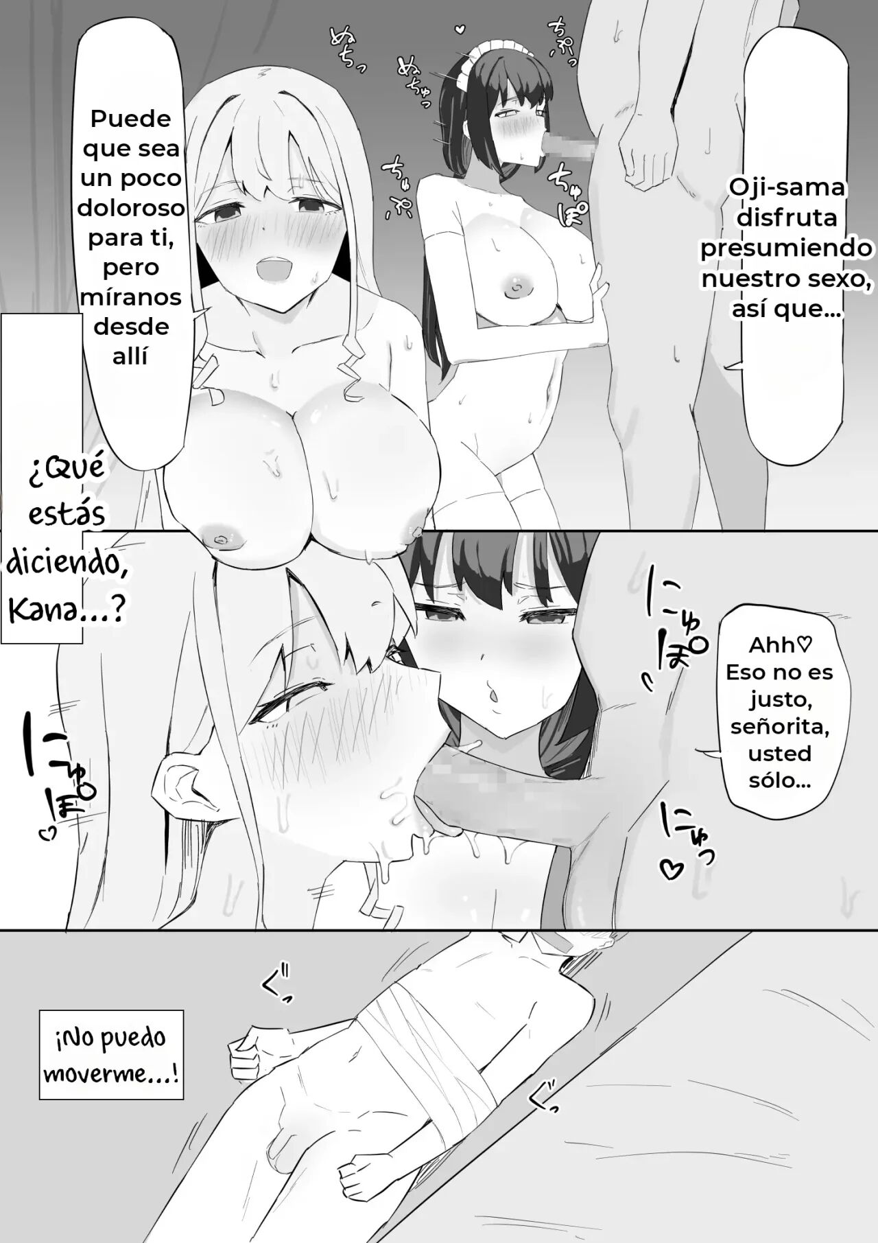 [Muripoyo] Ojou-sama to Maid o Iinazuke ni Torarete Okobore Ecchi suru Hanashi | La Historia sobre una Joven y su Sirvienta [Spanish] [Hope] imagen número 10