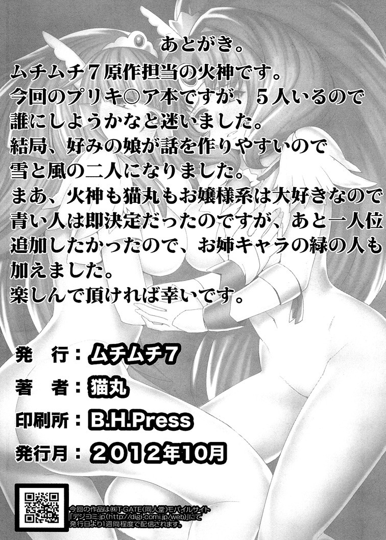 [Muchi Muchi 7 (Hikami Dan, Nekomaru)] Yuki to Kaze no Sange (Smile Precure!) image number 25